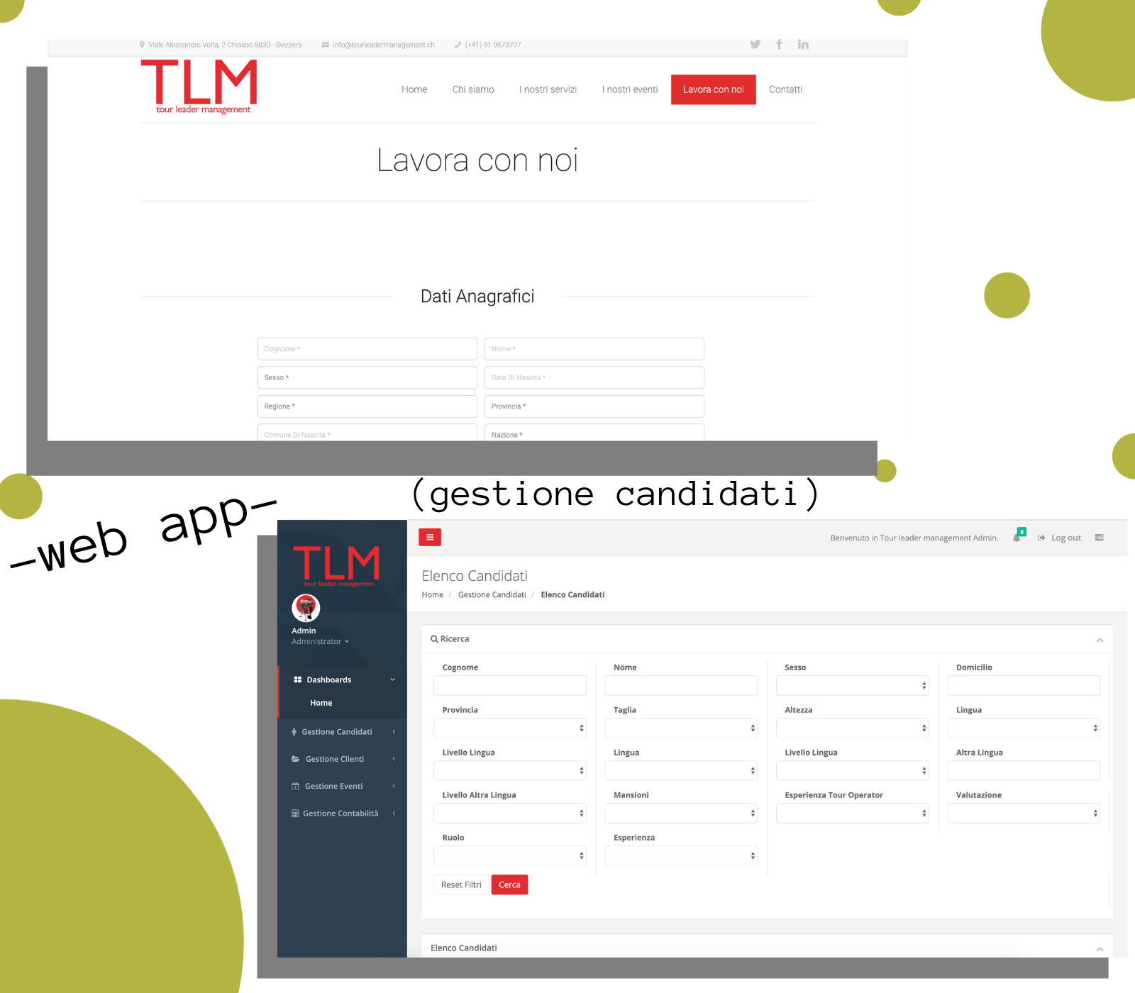 TLM web app